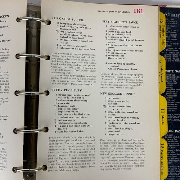Better Homes & Gardens New Cook Book 1969 Ring Binder 2nd Printing Hardcover USA - Picture 12 of 16
